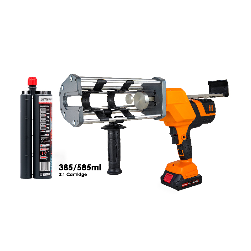 Heavy Duty Dual Caulking Gun ສໍາລັບອຸດສາຫະກໍາ